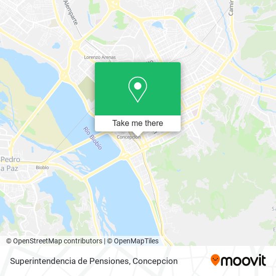 Mapa de Superintendencia de Pensiones