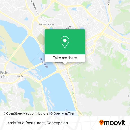 Hemisferio Restaurant map