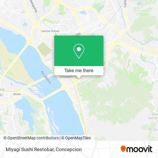 Mapa de Miyagi Sushi Restobar