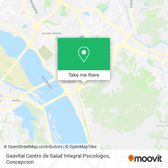 Mapa de Geavital Centro de Salud Integral Psicologos