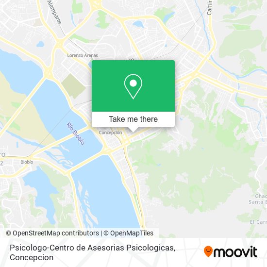 Mapa de Psicologo-Centro de Asesorias Psicologicas