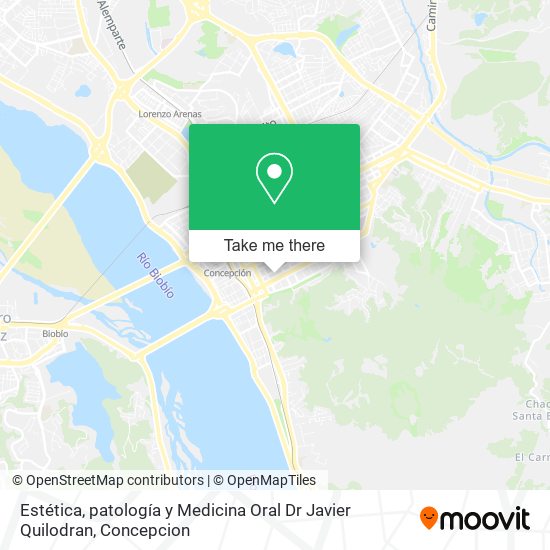 Estética, patología y Medicina Oral Dr Javier Quilodran map