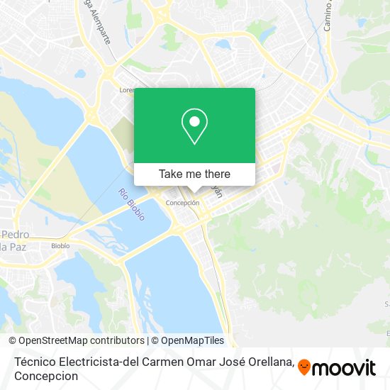 Técnico Electricista-del Carmen Omar José Orellana map
