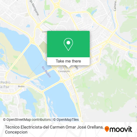Técnico Electricista-del Carmen Omar José Orellana map
