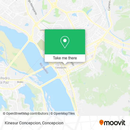 Mapa de Kinesur Concepcion