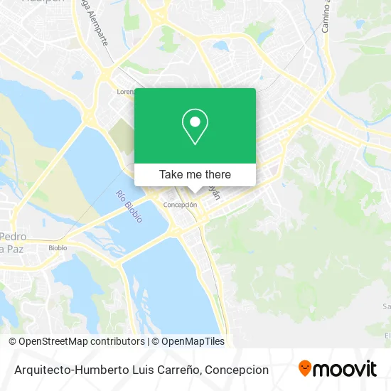 Mapa de Arquitecto-Humberto Luis Carreño