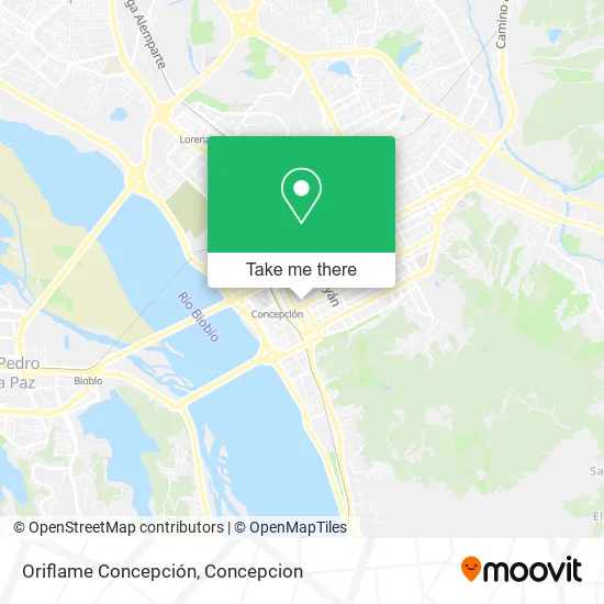 Mapa de Oriflame Concepción