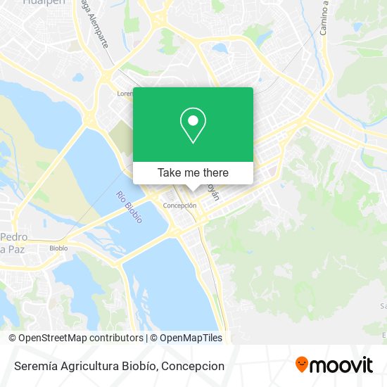 Mapa de Seremía Agricultura Biobío