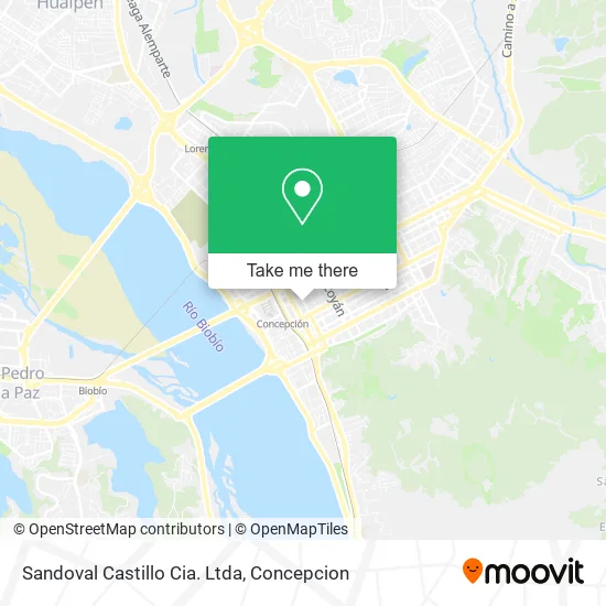 Mapa de Sandoval Castillo Cia. Ltda