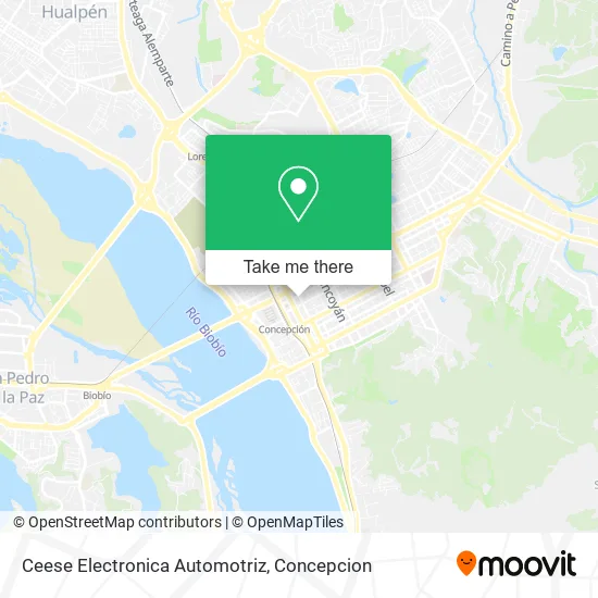 Mapa de Ceese Electronica Automotriz