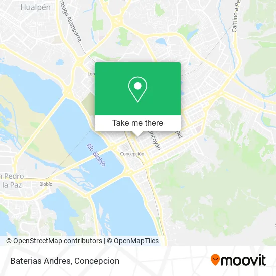 Baterias Andres map