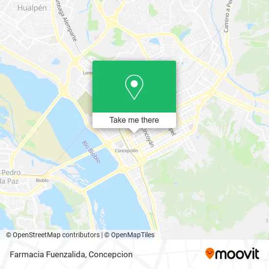 Mapa de Farmacia Fuenzalida