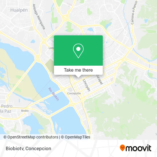 Mapa de Biobiotv