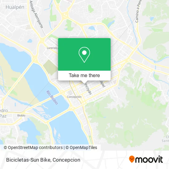 Bicicletas-Sun Bike map