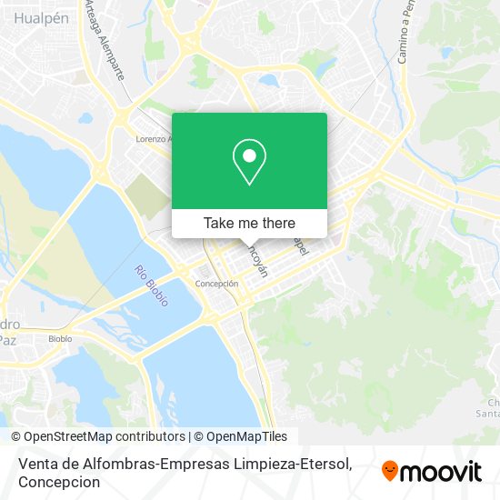 Venta de Alfombras-Empresas Limpieza-Etersol map