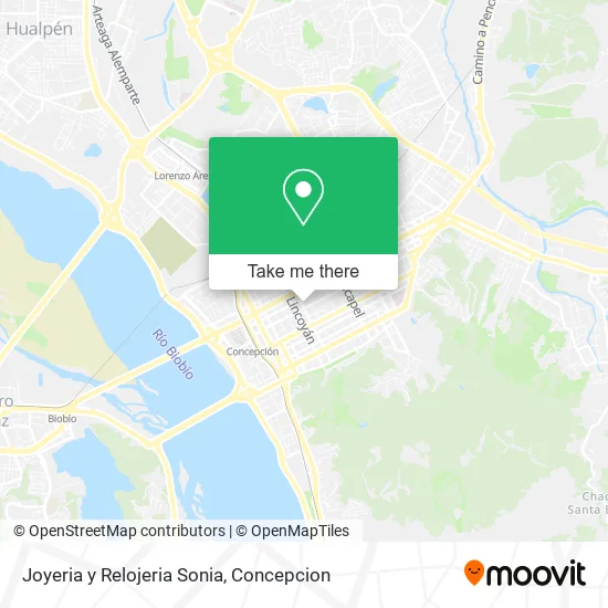 Mapa de Joyeria y Relojeria Sonia