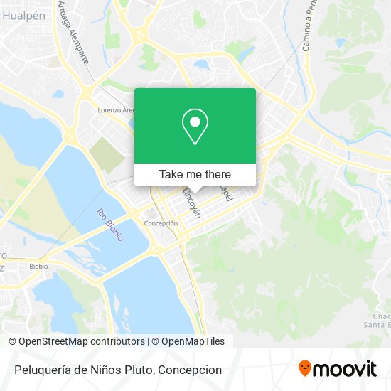 Mapa de Peluquería de Niños Pluto