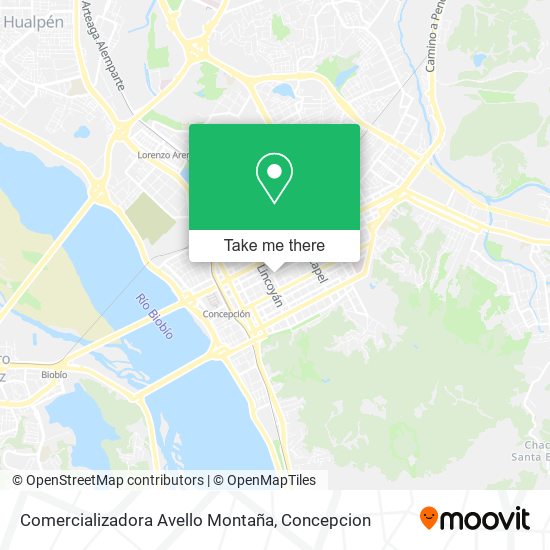 Comercializadora Avello Montaña map