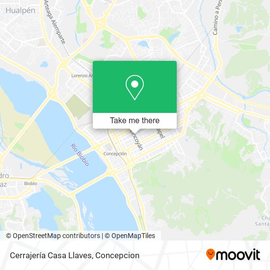 Cerrajería Casa Llaves map