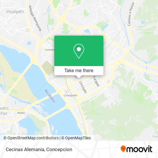 Mapa de Cecinas Alemania