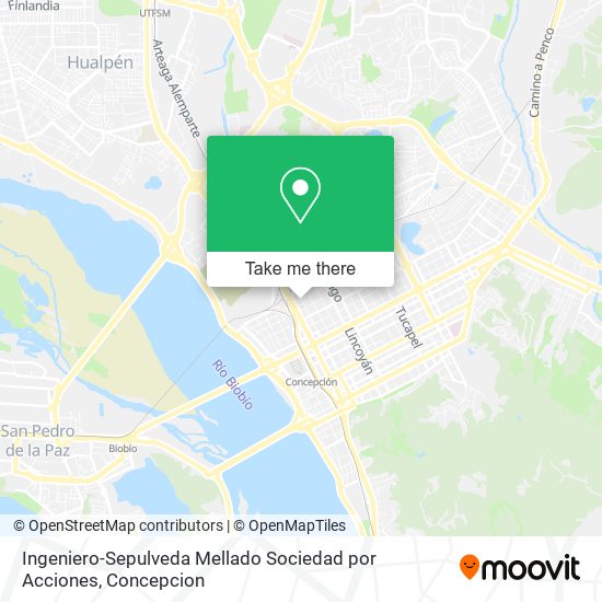 Ingeniero-Sepulveda Mellado Sociedad por Acciones map