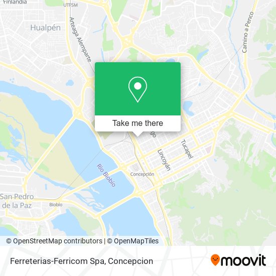 Ferreterias-Ferricom Spa map