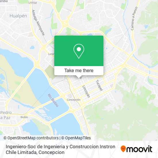 Ingeniero-Soc de Ingenieria y Construccion Instron Chile Limitada map