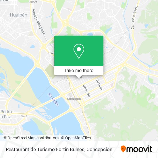 Restaurant de Turismo Fortin Bulnes map