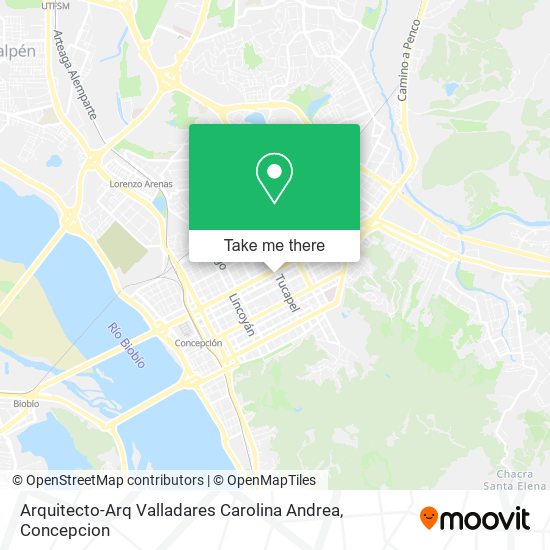 Arquitecto-Arq Valladares Carolina Andrea map