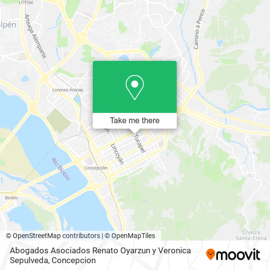 Abogados Asociados Renato Oyarzun y Veronica Sepulveda map