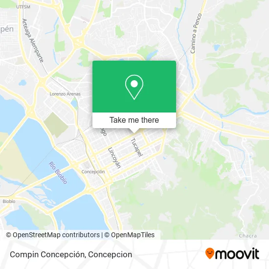 Mapa de Compin Concepción