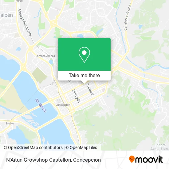 Mapa de N'Aitun Growshop Castellon