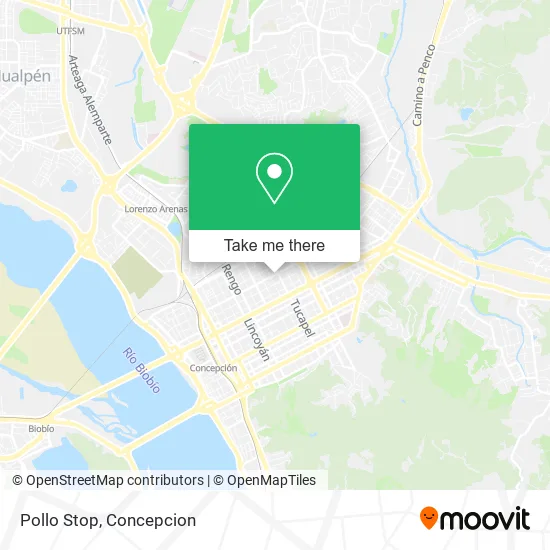 Mapa de Pollo Stop