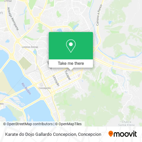 Karate do Dojo Gallardo Concepcion map