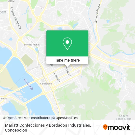 Mariatt Confecciones y Bordados Industriales map