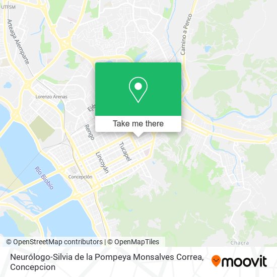 Neurólogo-Silvia de la Pompeya Monsalves Correa map