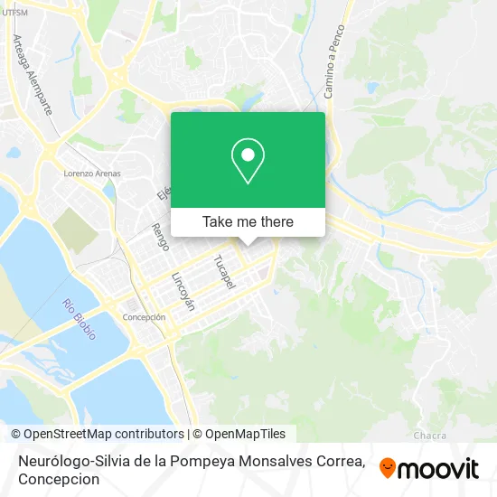 Neurólogo-Silvia de la Pompeya Monsalves Correa map