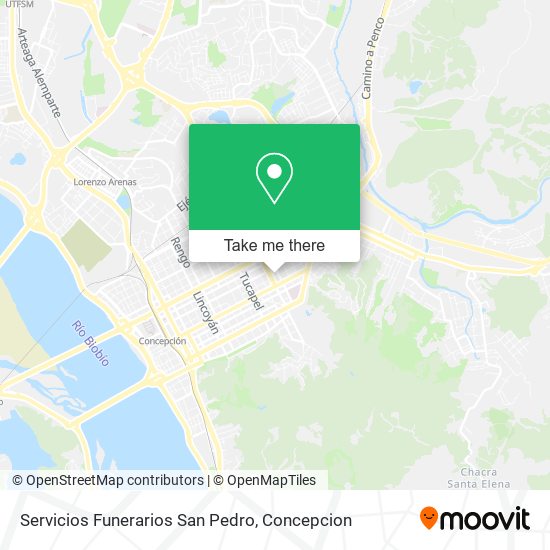 Mapa de Servicios Funerarios San Pedro