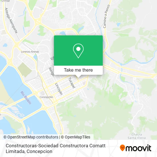 Mapa de Constructoras-Sociedad Constructora Comatt Limitada