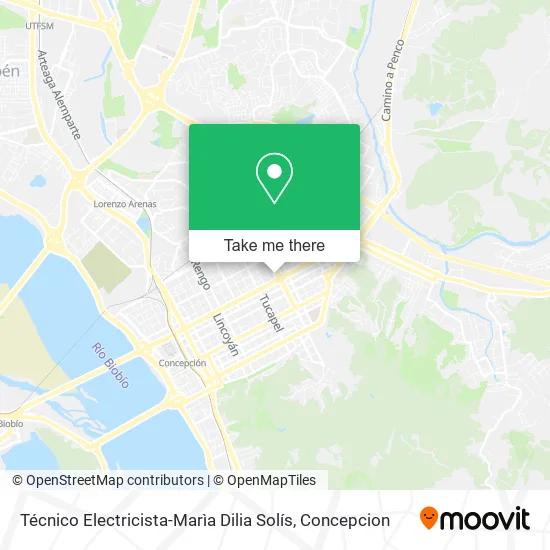 Técnico Electricista-Marìa Dilia Solís map