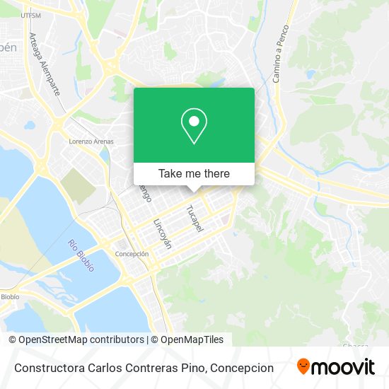 Constructora Carlos Contreras Pino map