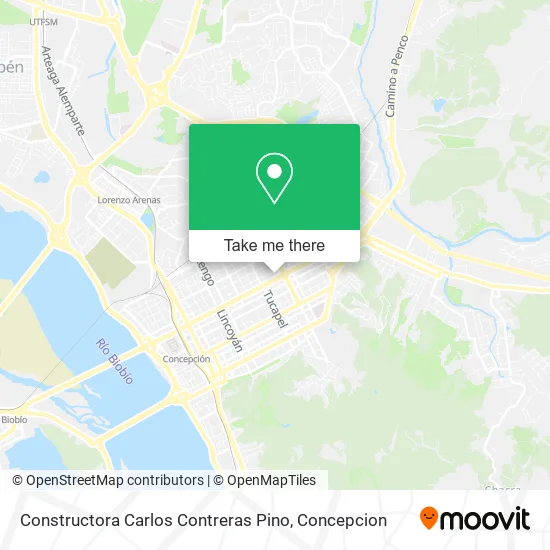Mapa de Constructora Carlos Contreras Pino