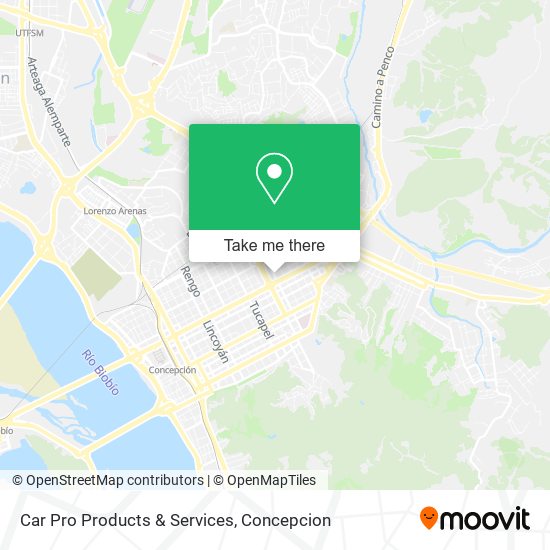 Mapa de Car Pro Products & Services