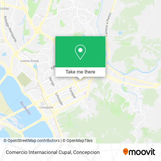 Comercio Internacional Cupal map