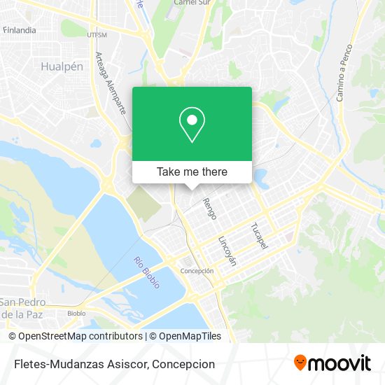 Mapa de Fletes-Mudanzas Asiscor
