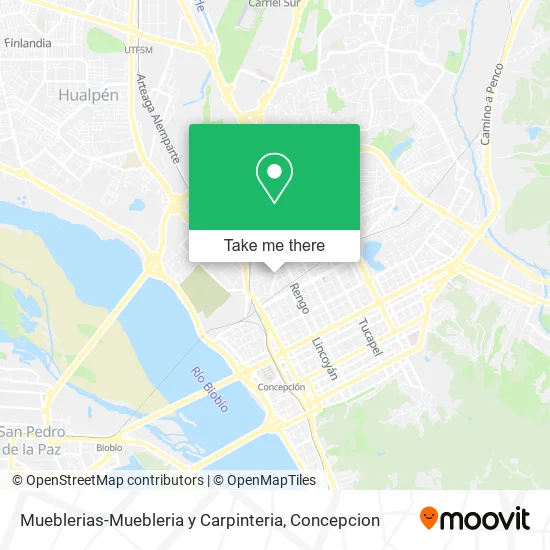 Mueblerias-Muebleria y Carpinteria map
