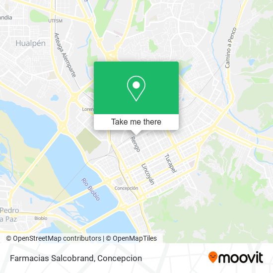 Farmacias Salcobrand map