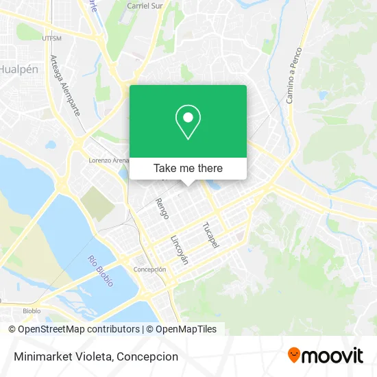 Minimarket Violeta map
