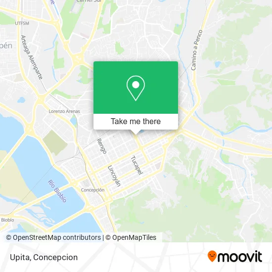 Mapa de Upita