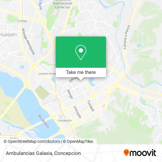 Mapa de Ambulancias Galaxia